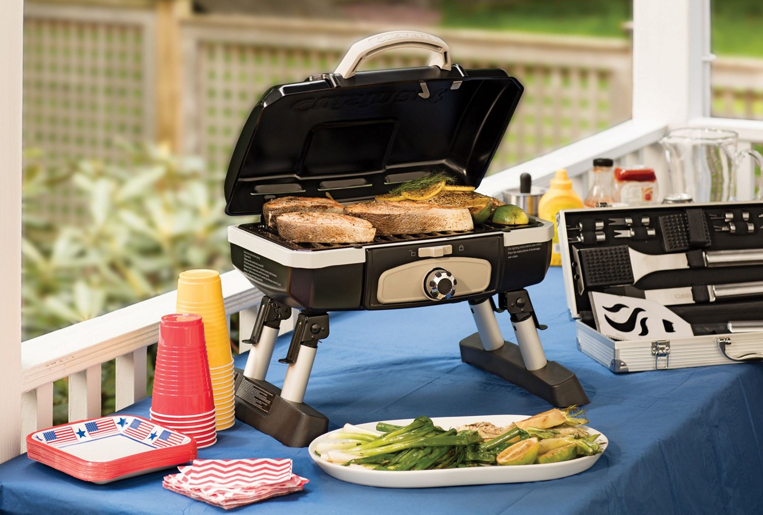 Cuisinart Portable Tabletop Gas Grill                                                                                            - view number 4
