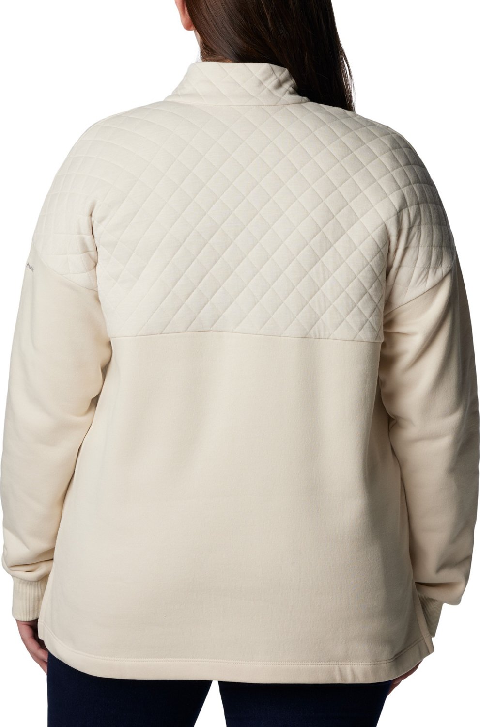 Columbia Sportswear Women's Plus hart Mountain Quilted 1/2 Snap Jacket - view number 2