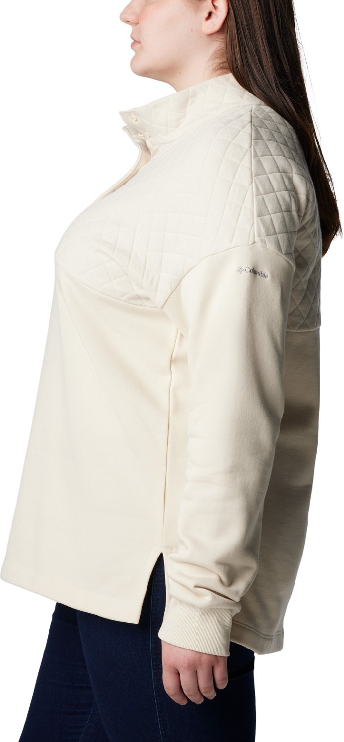 Columbia Sportswear Women's Plus hart Mountain Quilted 1/2 Snap Jacket - view number 3