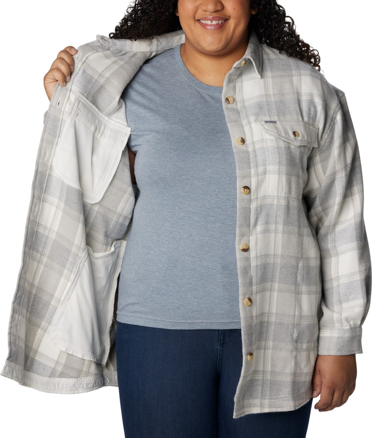 Columbia Women's Plus Calico Basin Shirt Jacket - view number 4