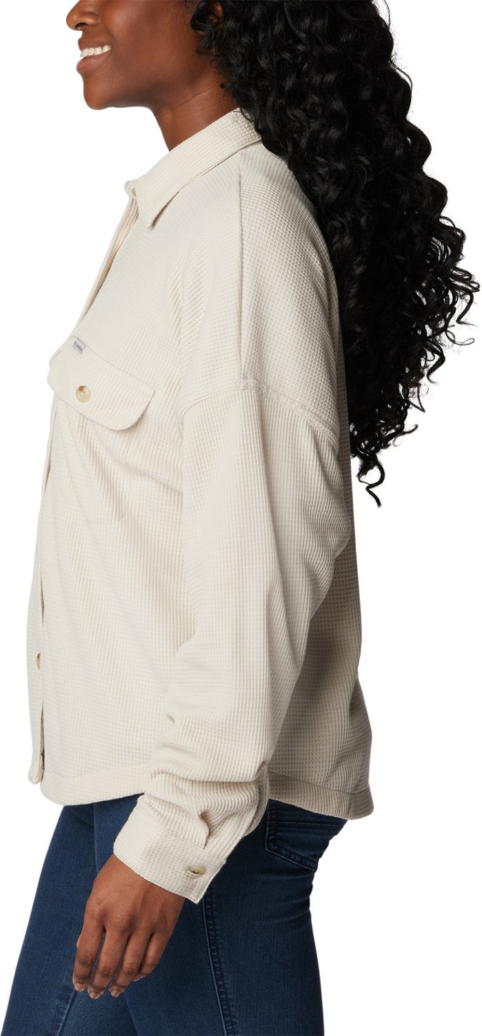 Columbia Sportswear Women's Plus Holly Hideaway Waffle Shirt Jacket - view number 3