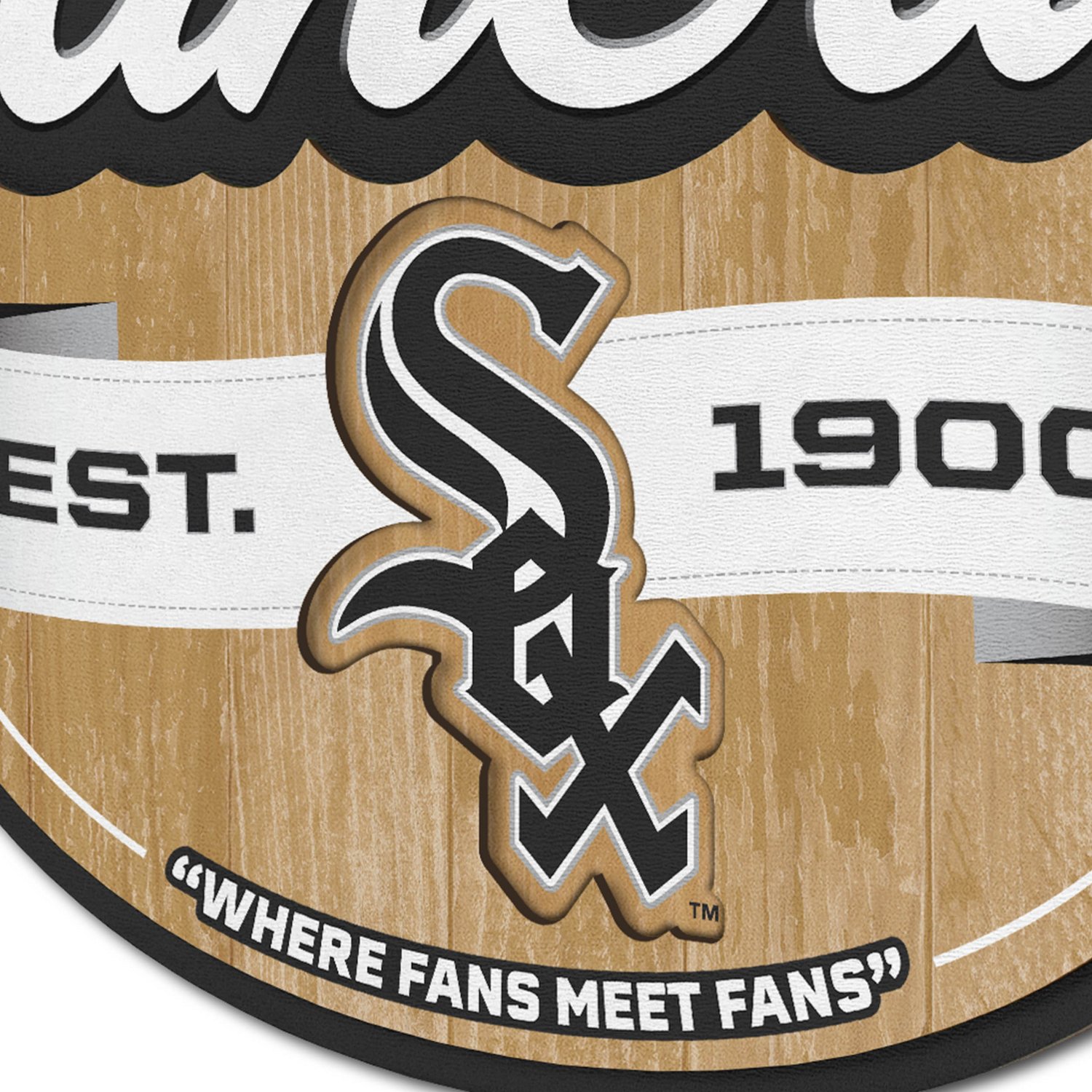 YouTheFan Chicago White Sox Fan Cave Sign  - view number 3