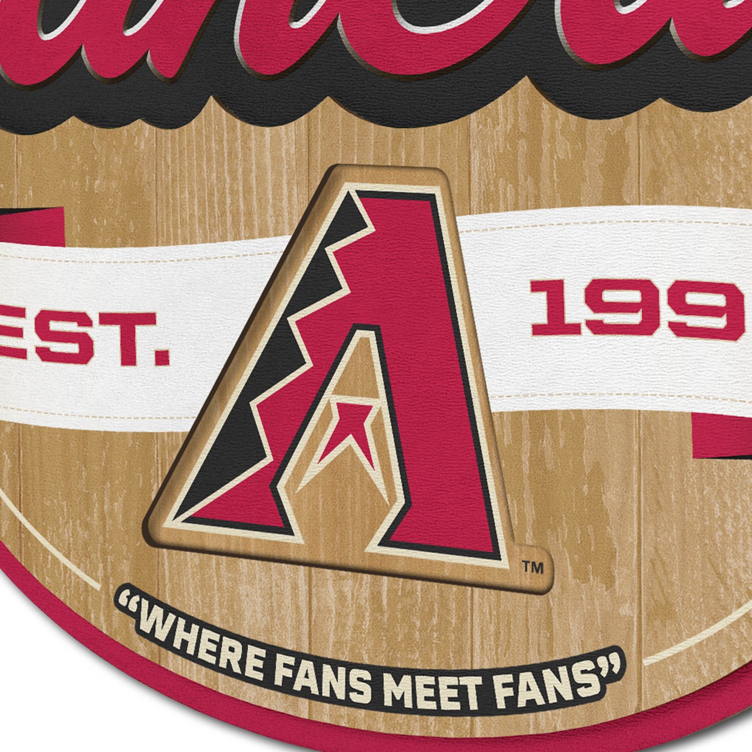YouTheFan Arizona Diamondbacks Fan Cave Sign  - view number 3