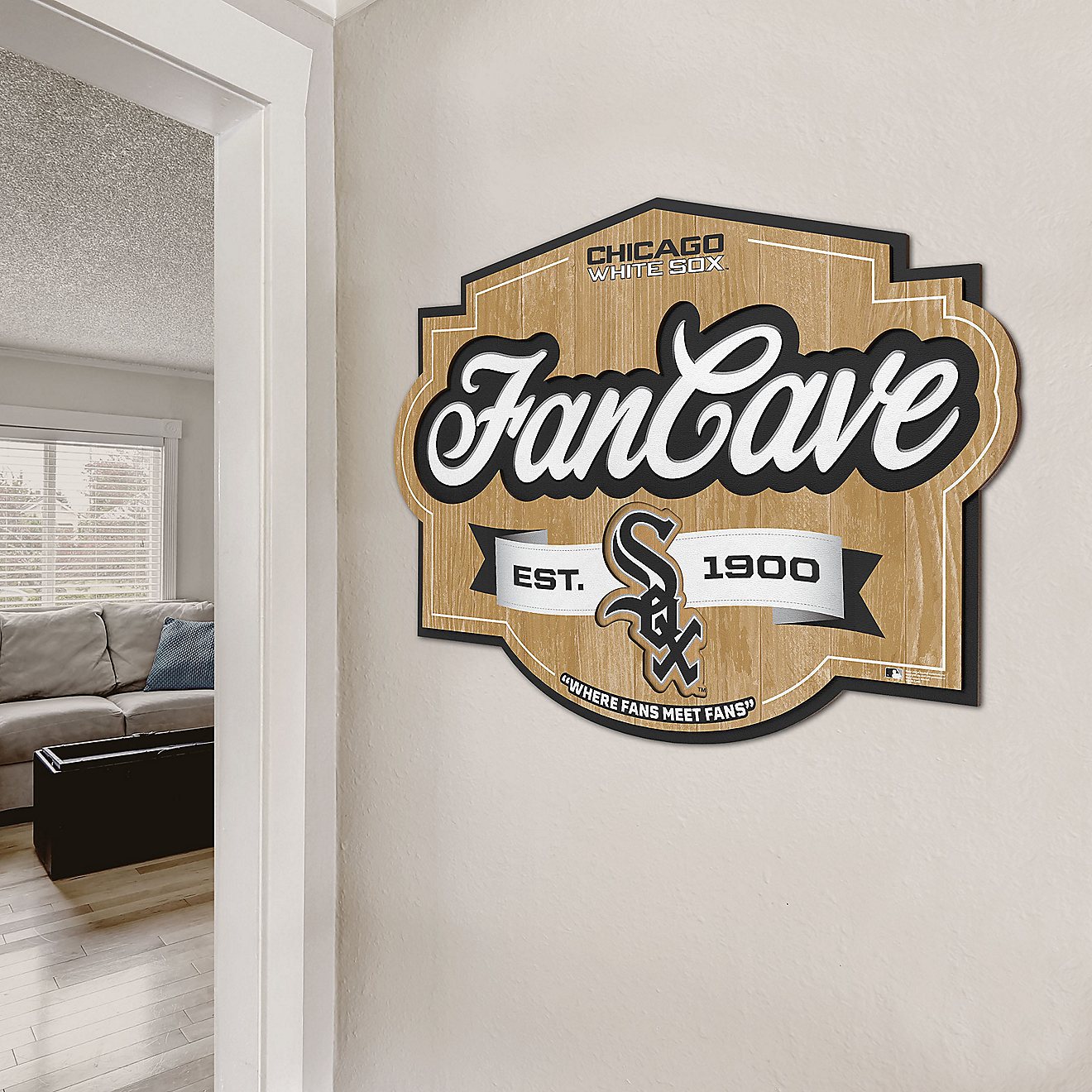 YouTheFan Chicago White Sox Fan Cave Sign                                                                                        - view number 4