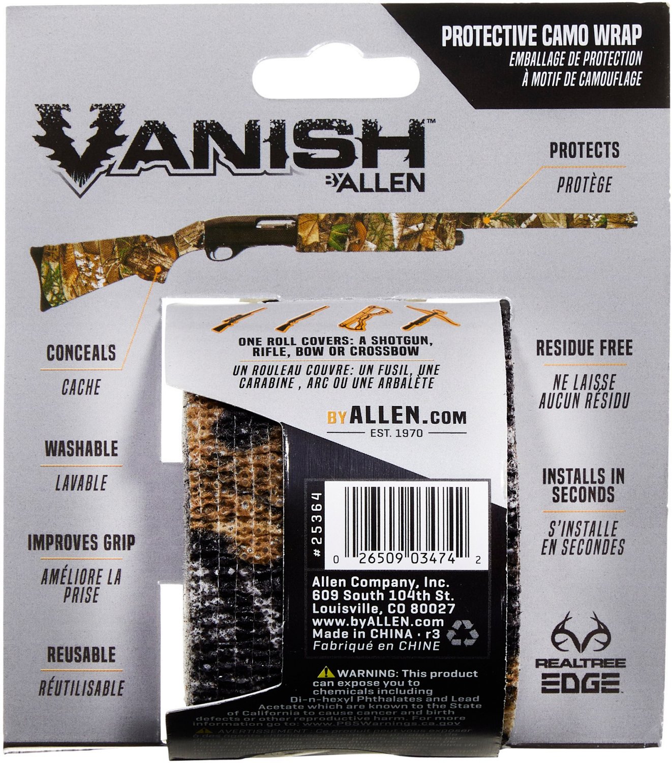 Allen Company Vanish Protective Camo 15 ft Wrap Roll - view number 4