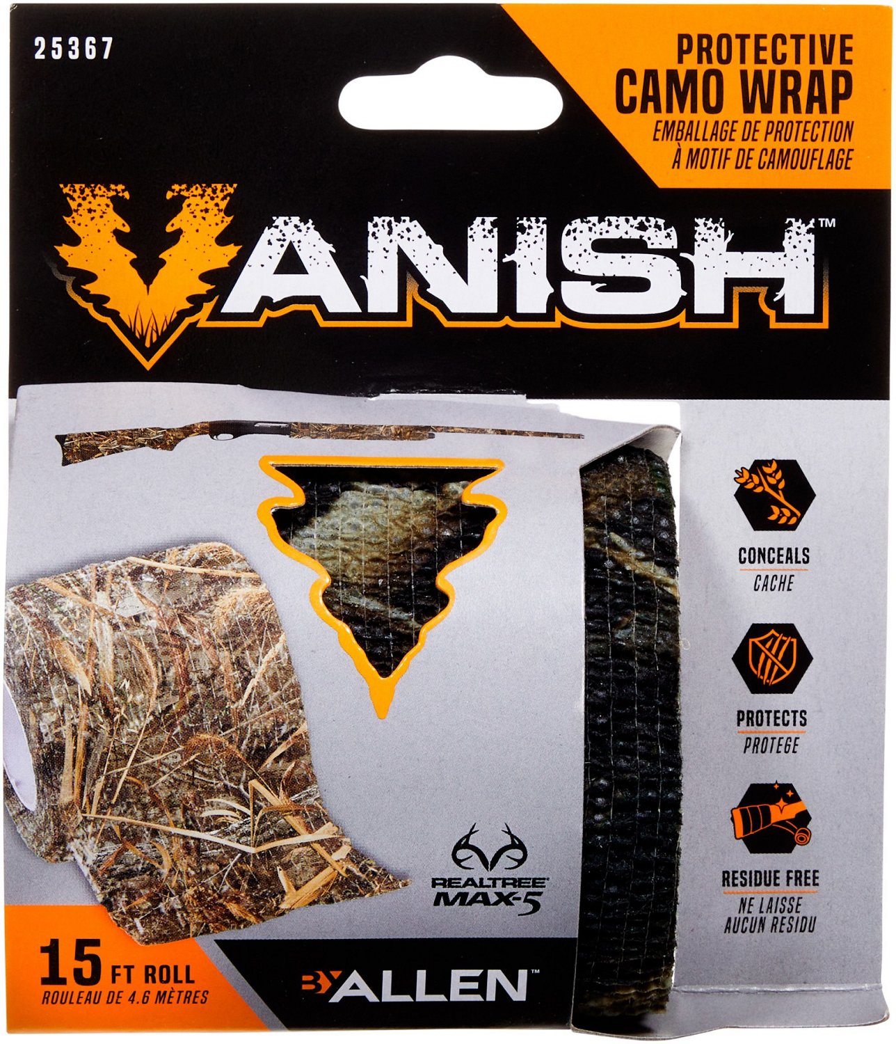 Allen Company Vanish Protective Camo 15 ft Wrap Roll