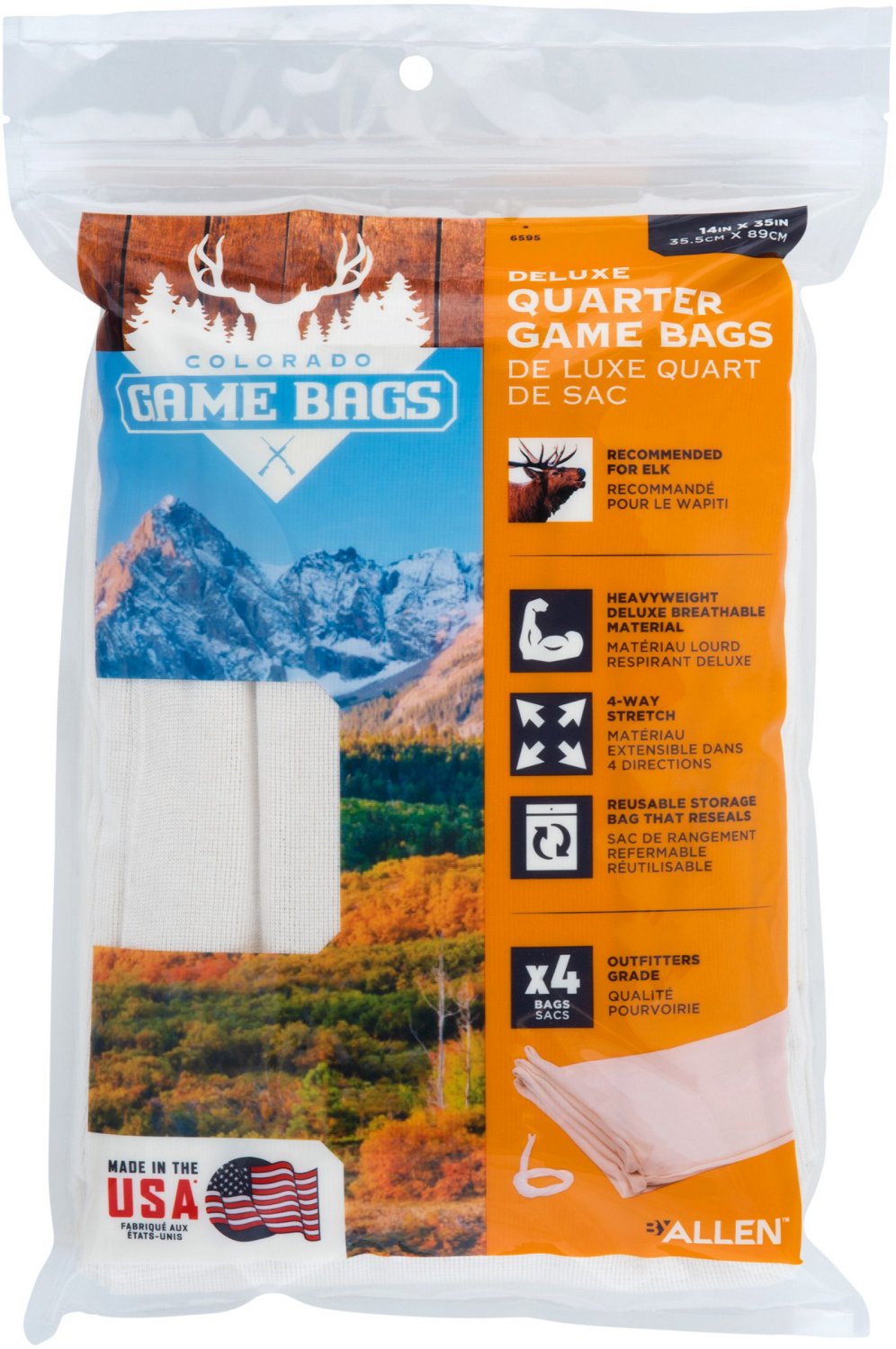 Allen Company Colorado Deluxe Elk Quarter Game Bags Academy