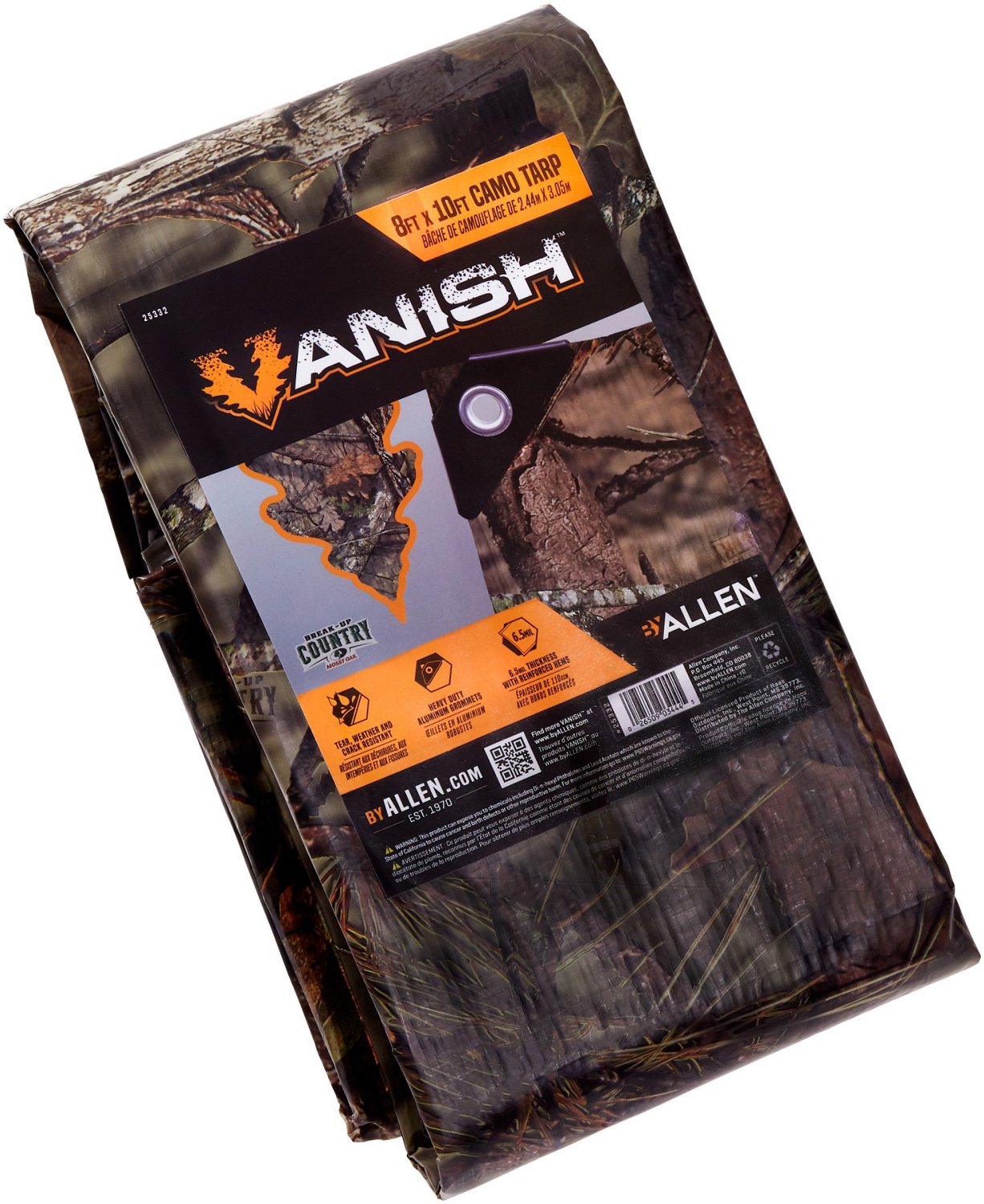 Allen Company Vanish Camo 8 ft x 10 ft Tarp                                                                                      - view number 2