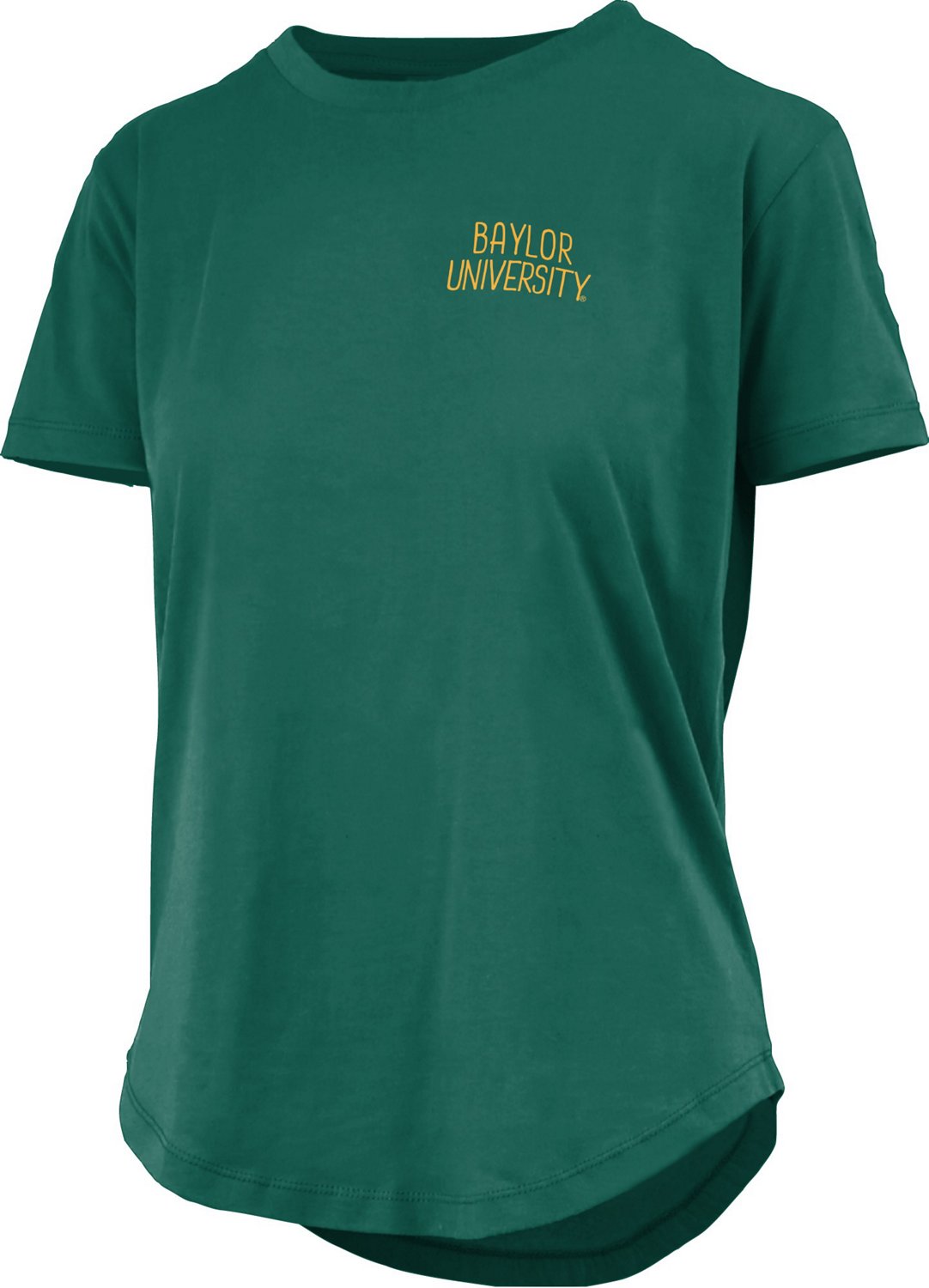 Three Square Women's Baylor University Irvine Framed Football Graphic T-shirt  - view number 2