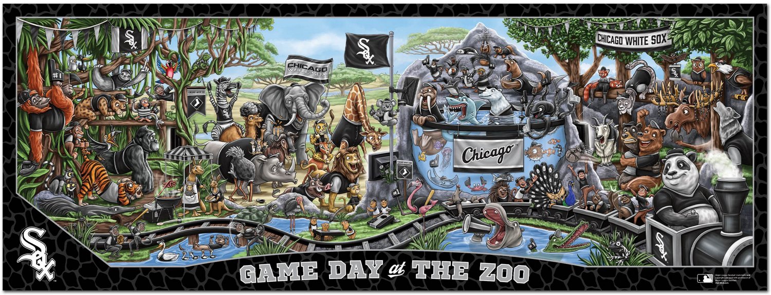 YouTheFan Chicago White Sox Game Day At The Zoo 500-Piece Puzzle  - view number 3