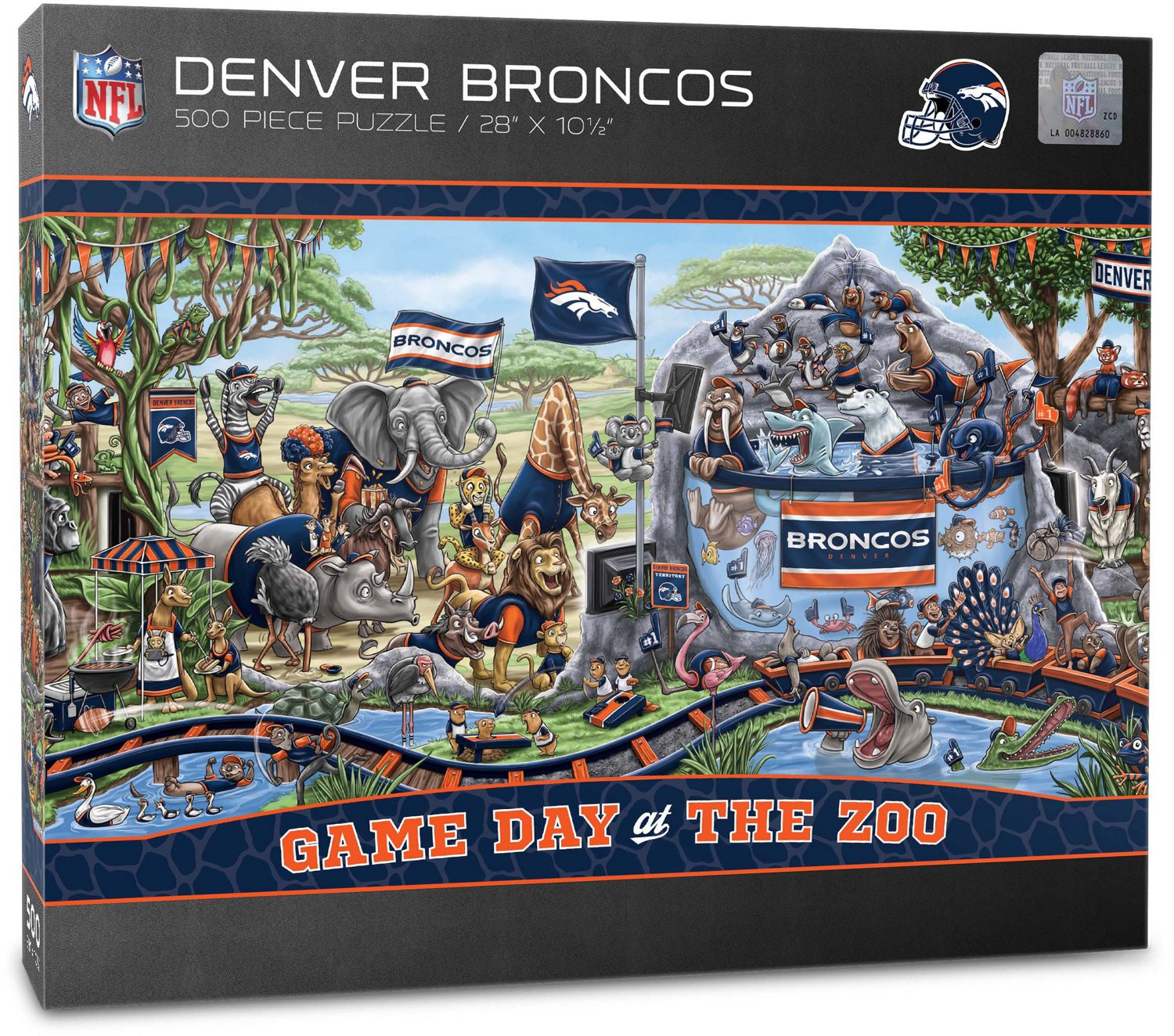 YouTheFan NFL Denver Broncos Game Day at The Zoo 500pc Puzzle