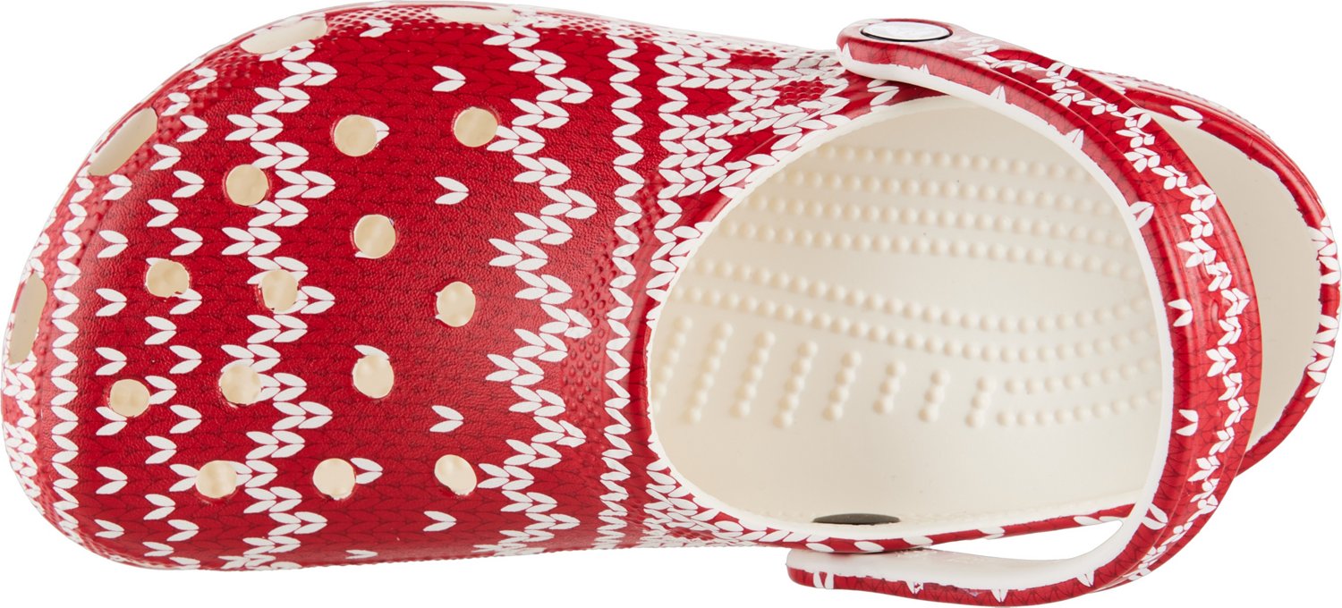 Crocs Adults' Classic Holiday Sweater Clogs Academy