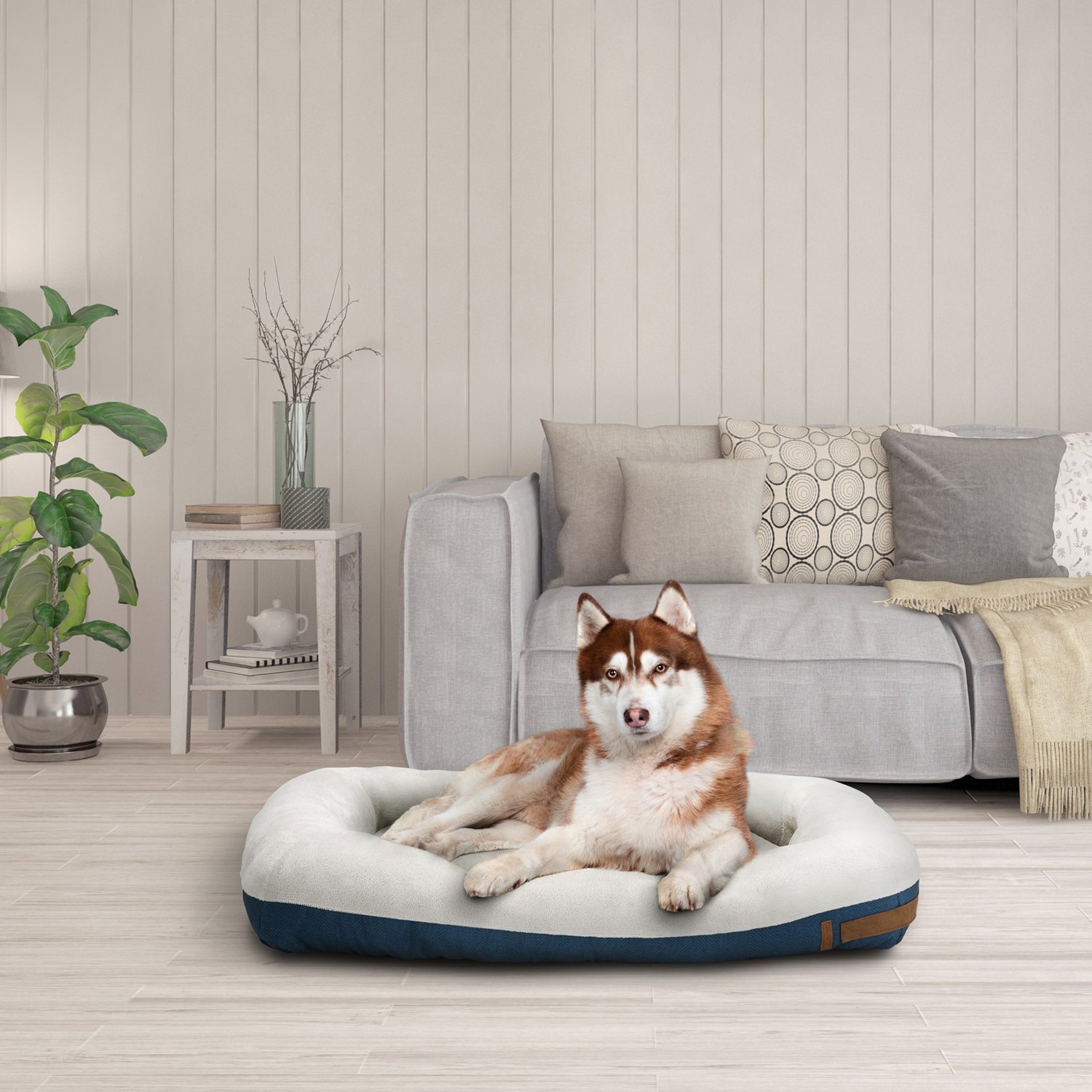 Bark and Slumber Large 40x30in Rectangle Lounger Dog Bed                                                                         - view number 3
