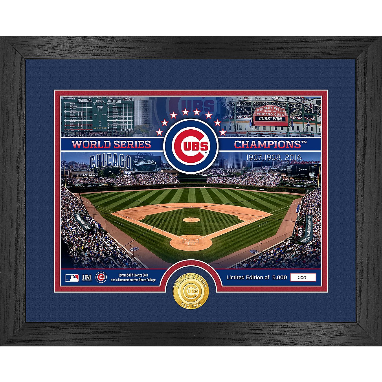 The Highland Mint Chicago Cubs Bronze Coin Photo Mint                                                                            - view number 1