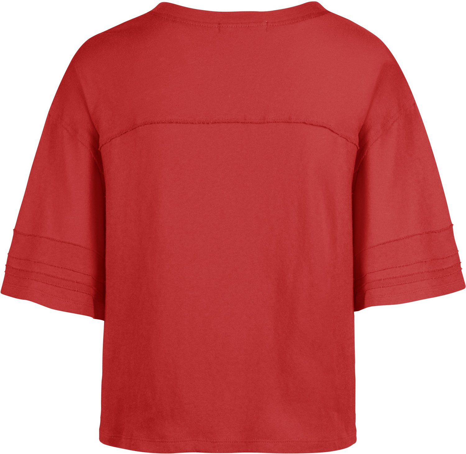 '47 Women's Texas Tech University Somerset Jersey Half Moon Stevie Cropped T-shirt                                               - view number 2