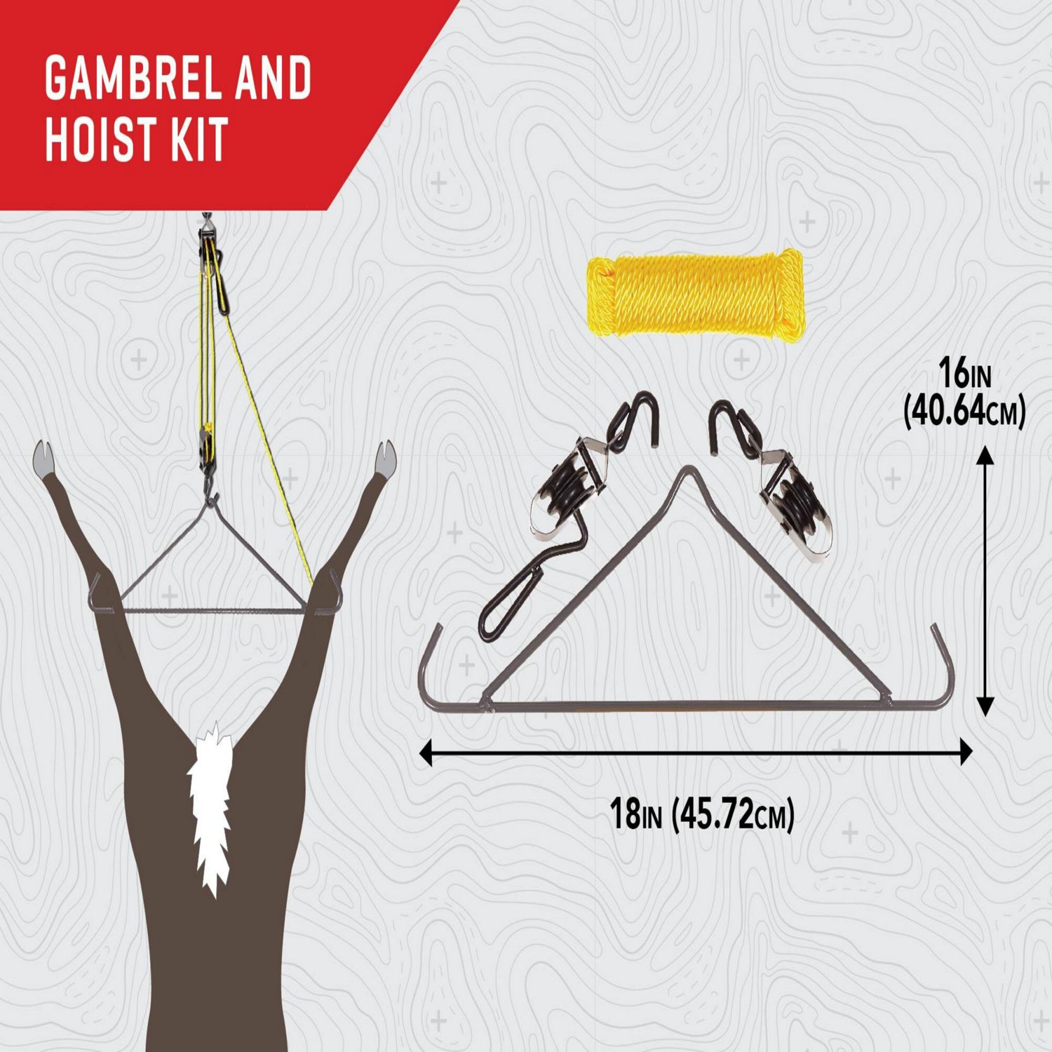 Allen Company Big Game Gambrel and Hoist Kit Academy