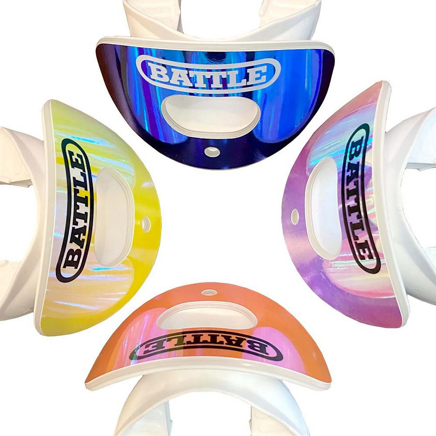 Battle Iridescent Oxygen Football Mouth Guard - view number 4