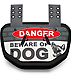 Battle Youth FB Beware of Dog Back Plate                                                                                         - view number 2