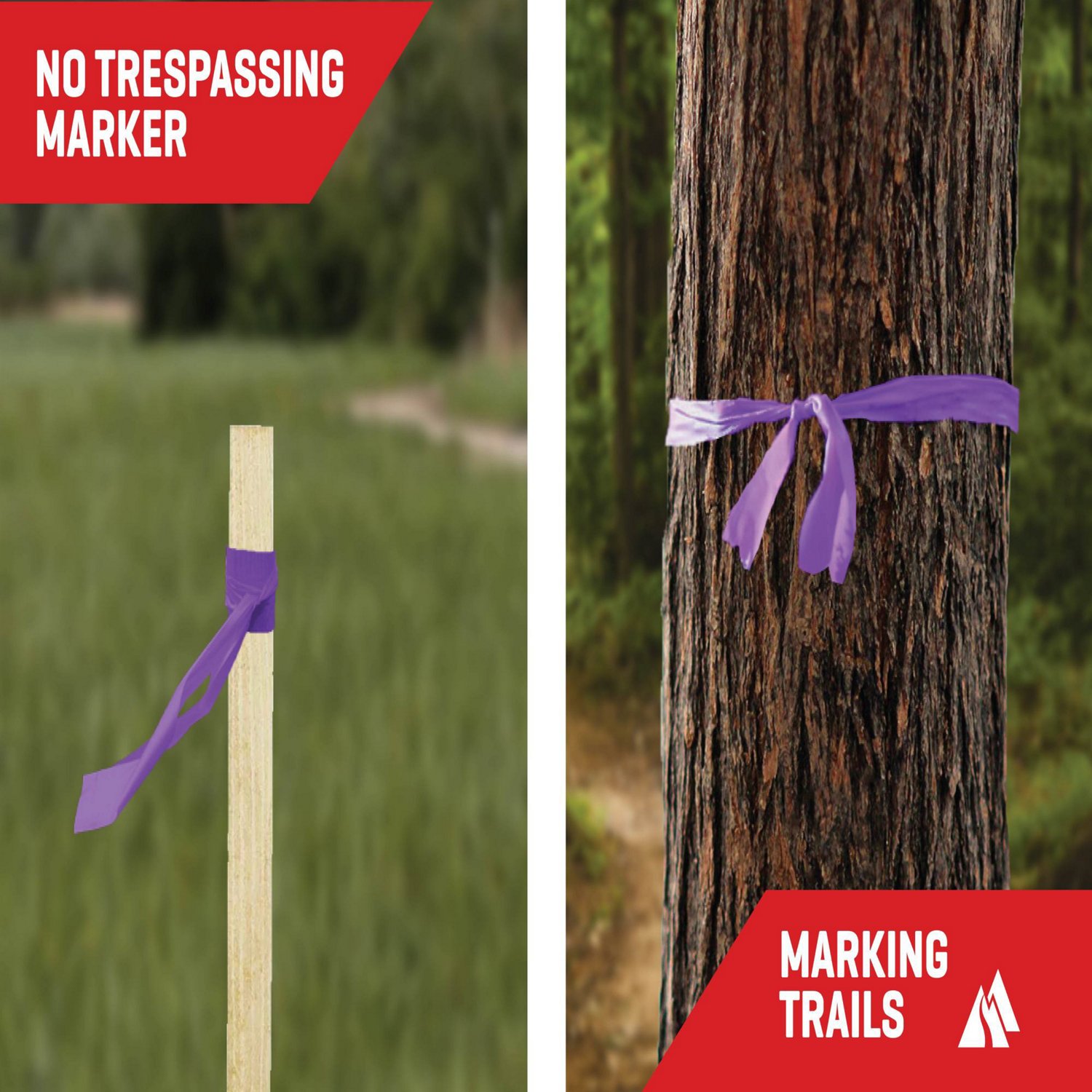 Allen Company No Trespassing Flagging Tape 12-Pack