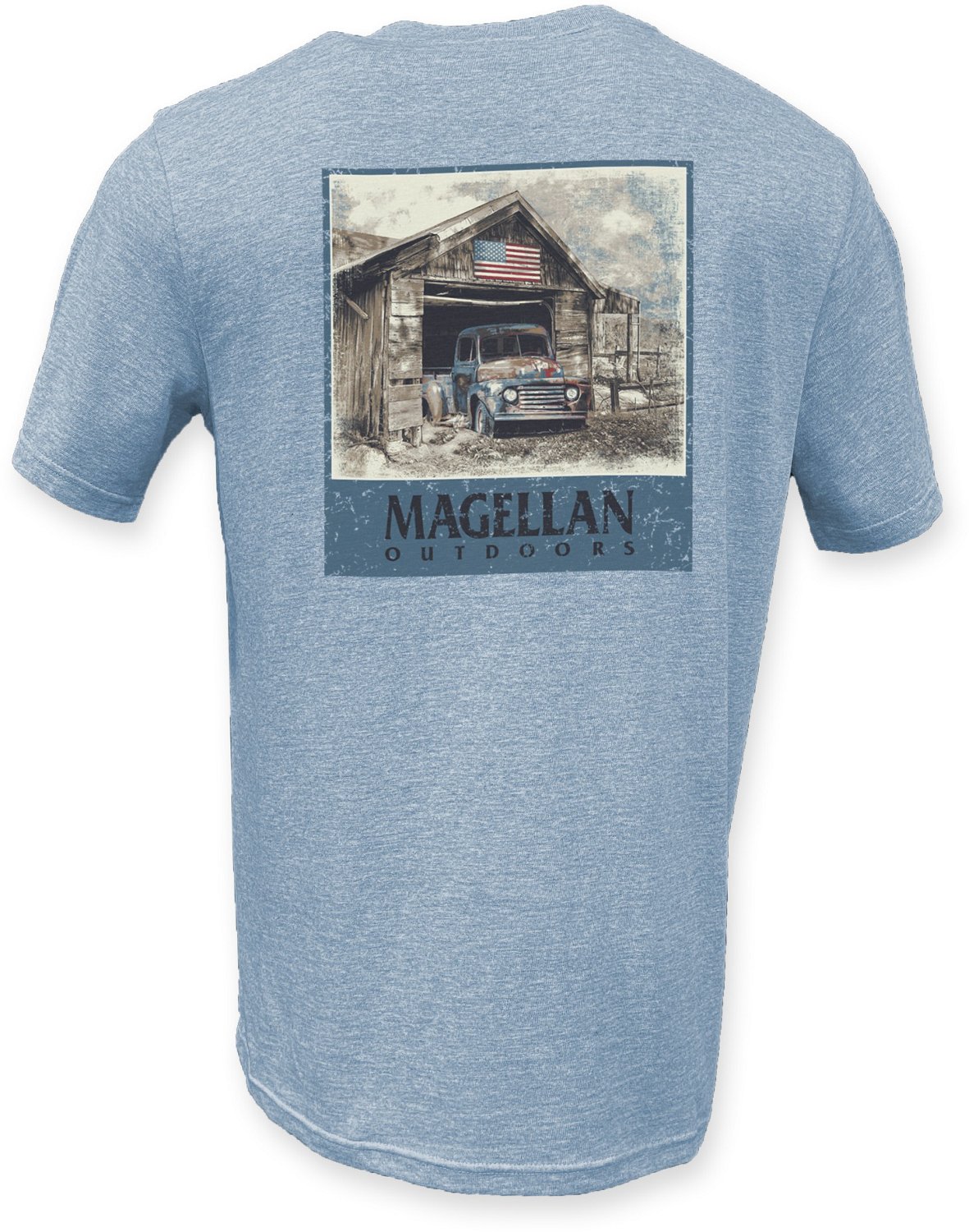 Magellan Men's USA Vintage Truck Tshirt Academy