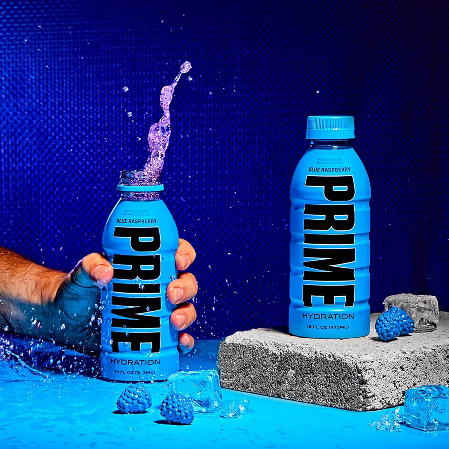 Prime 16 oz Blue Raspberry Hydration Drink 12-Pack                                                                               - view number 3