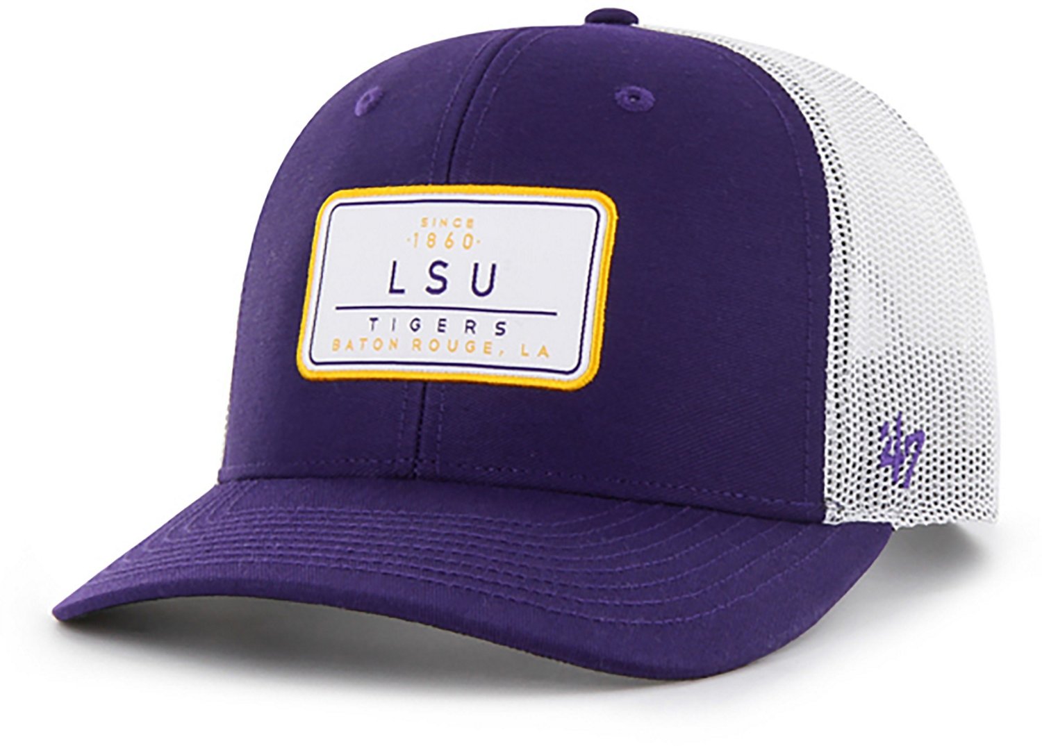 '47 Men's Louisiana State University Primary Logo Harrington Trucker Cap - view number 1