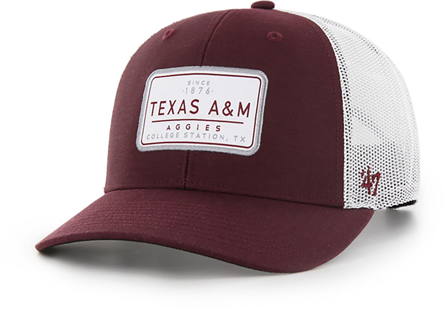 '47 Men's Texas A&M University Primary Logo Harrington Trucker Cap - view number 1