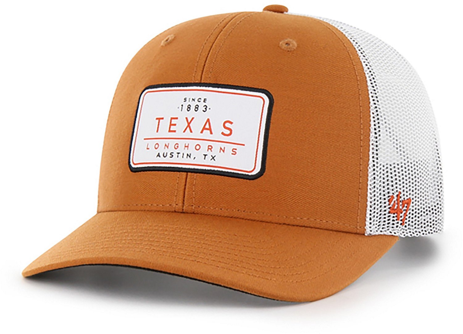 Texas University Mascot Curved Bill Mesh Trucker Hat - Eliminator Snapback Cap