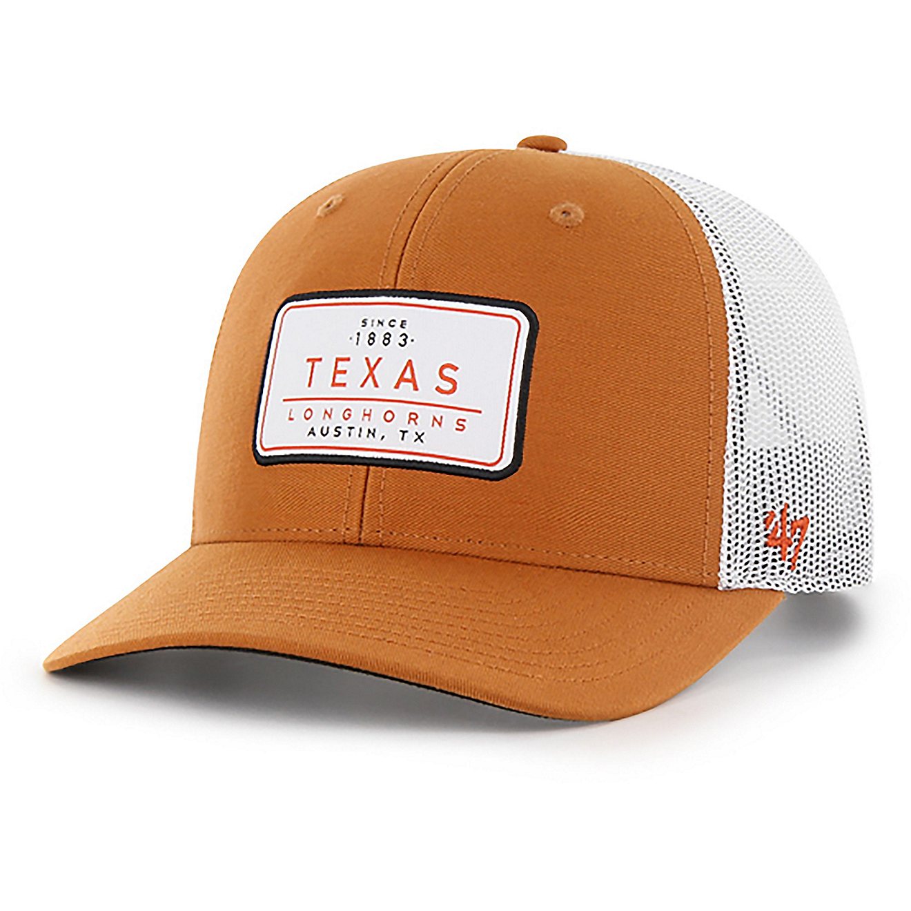 '47 Men's University of Texas Primary Logo Harrington Trucker Cap                                                                - view number 1