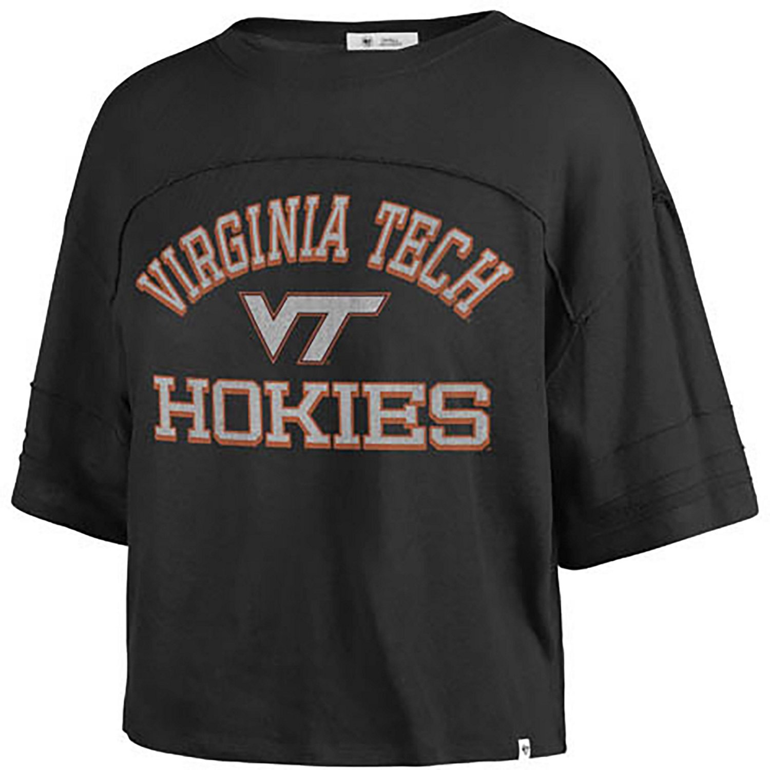 '47 Women's Virginia Tech Somerset Jersey Half Moon Stevie Cropped T-shirt