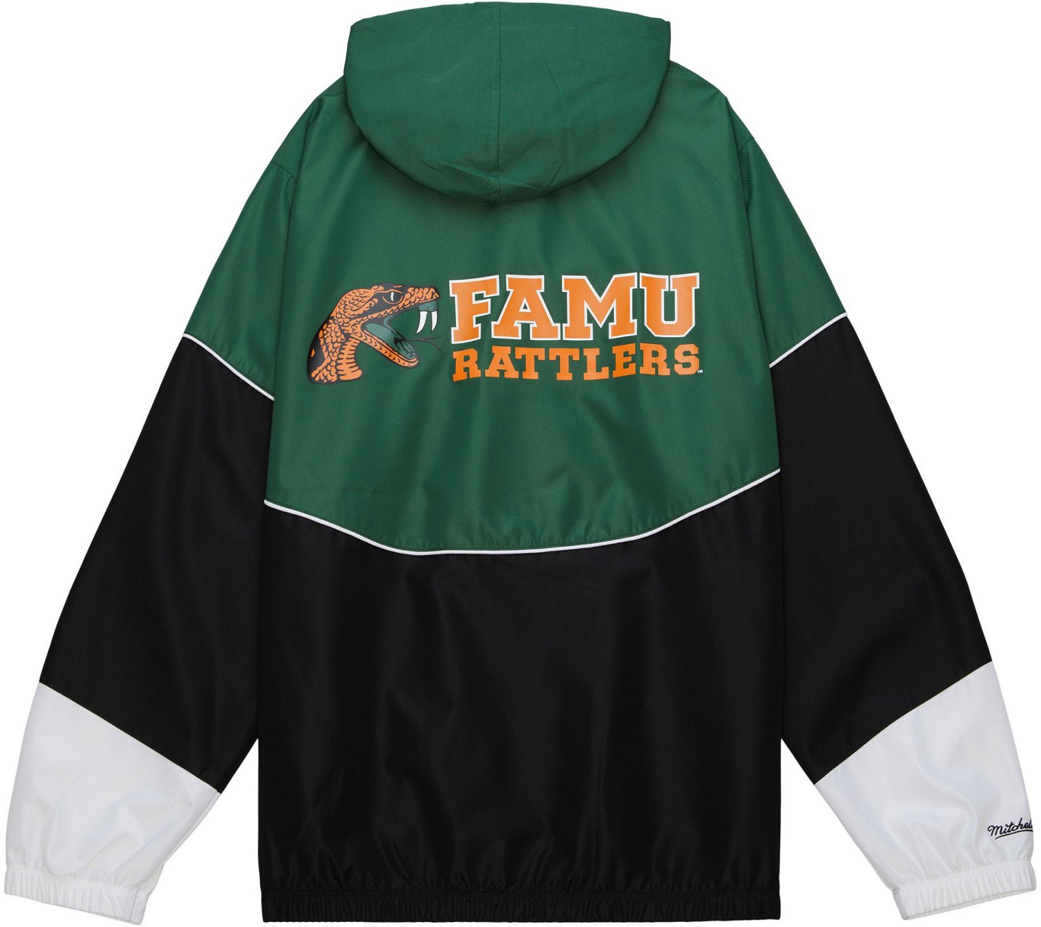 Mitchell & Ness Men's Florida A&M University Home Team Lightweight Long Sleeve Windbreaker - view number 2