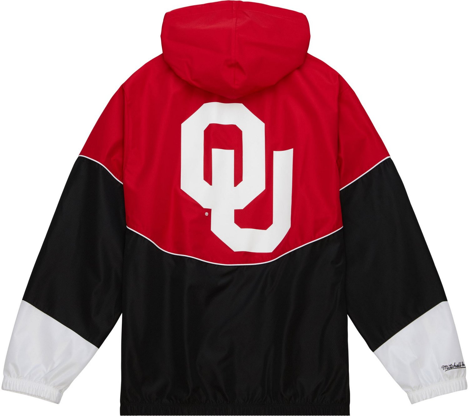 Mitchell & Ness Men's University of Oklahoma Home Team Lightweight Long Sleeve Windbreaker - view number 2