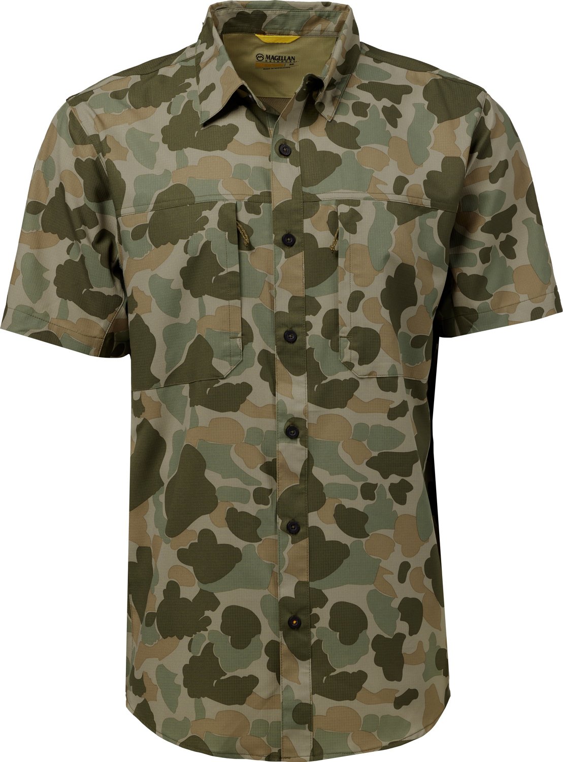 Magellan Outdoors Men's Lightweight Ripstop Button Down Short Sleeve Shirt                                                       - view number 3