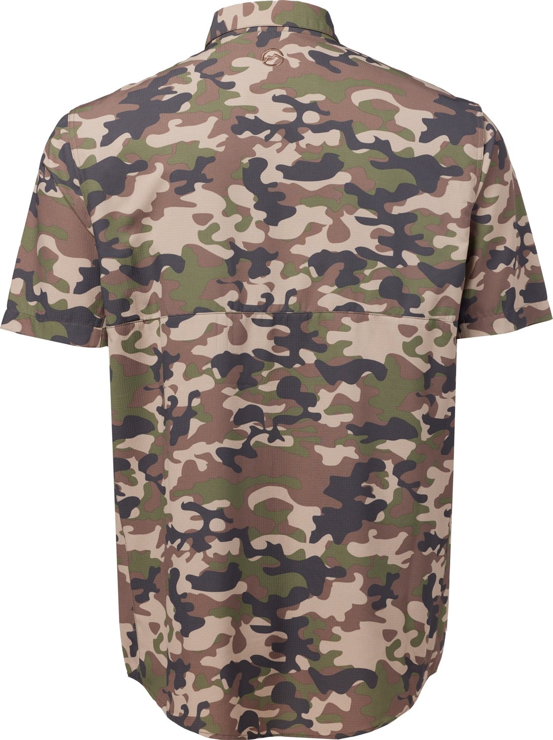 Magellan Outdoors Men's Lightweight Ripstop Button Down Short Sleeve Shirt