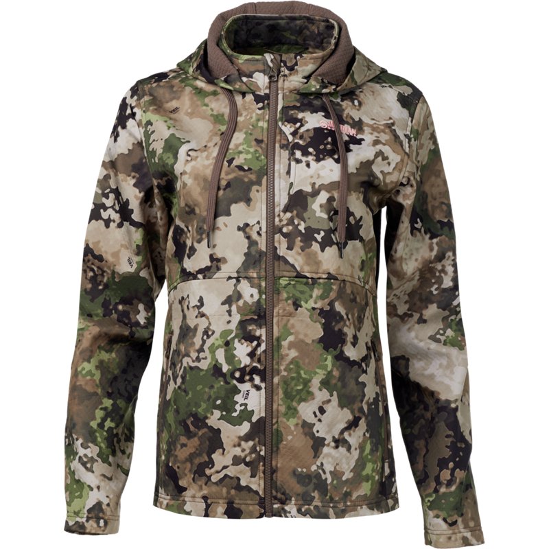 Magellan Outdoors Hunt Gear Women’s Boone Hooded FZ Jacket, 2X-Large - Ladies Insulated Camo at Academy Sports