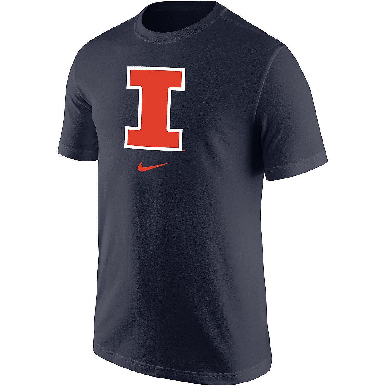 Nike Men's University of Illinois Logo Cotton T-shirt                                                                            - view number 1