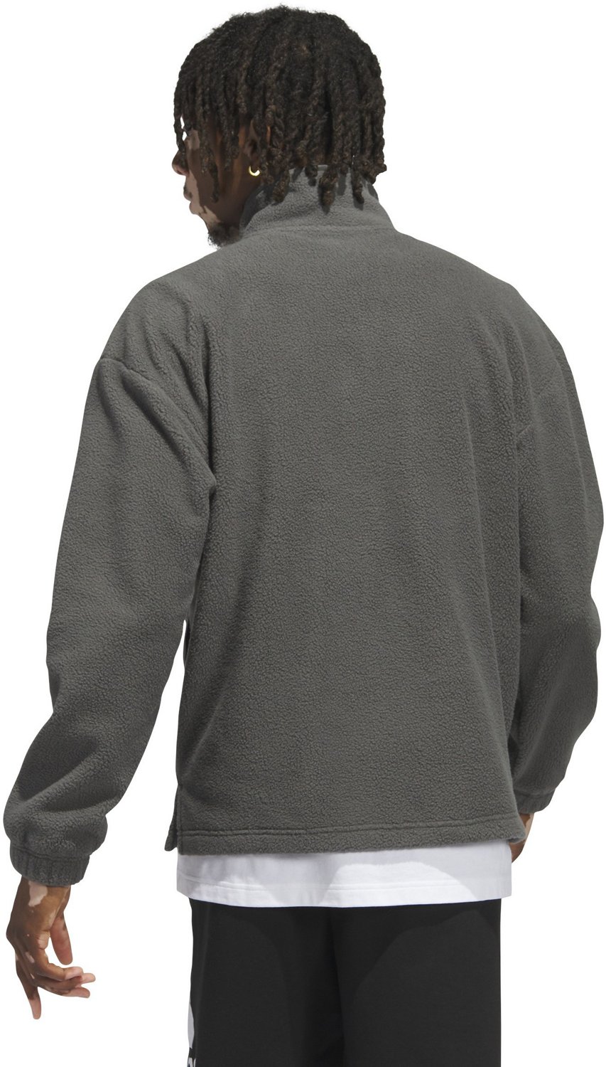 adidas Men's Polar Fleece 1/2-Zip Pullover Sweatshirt - view number 2