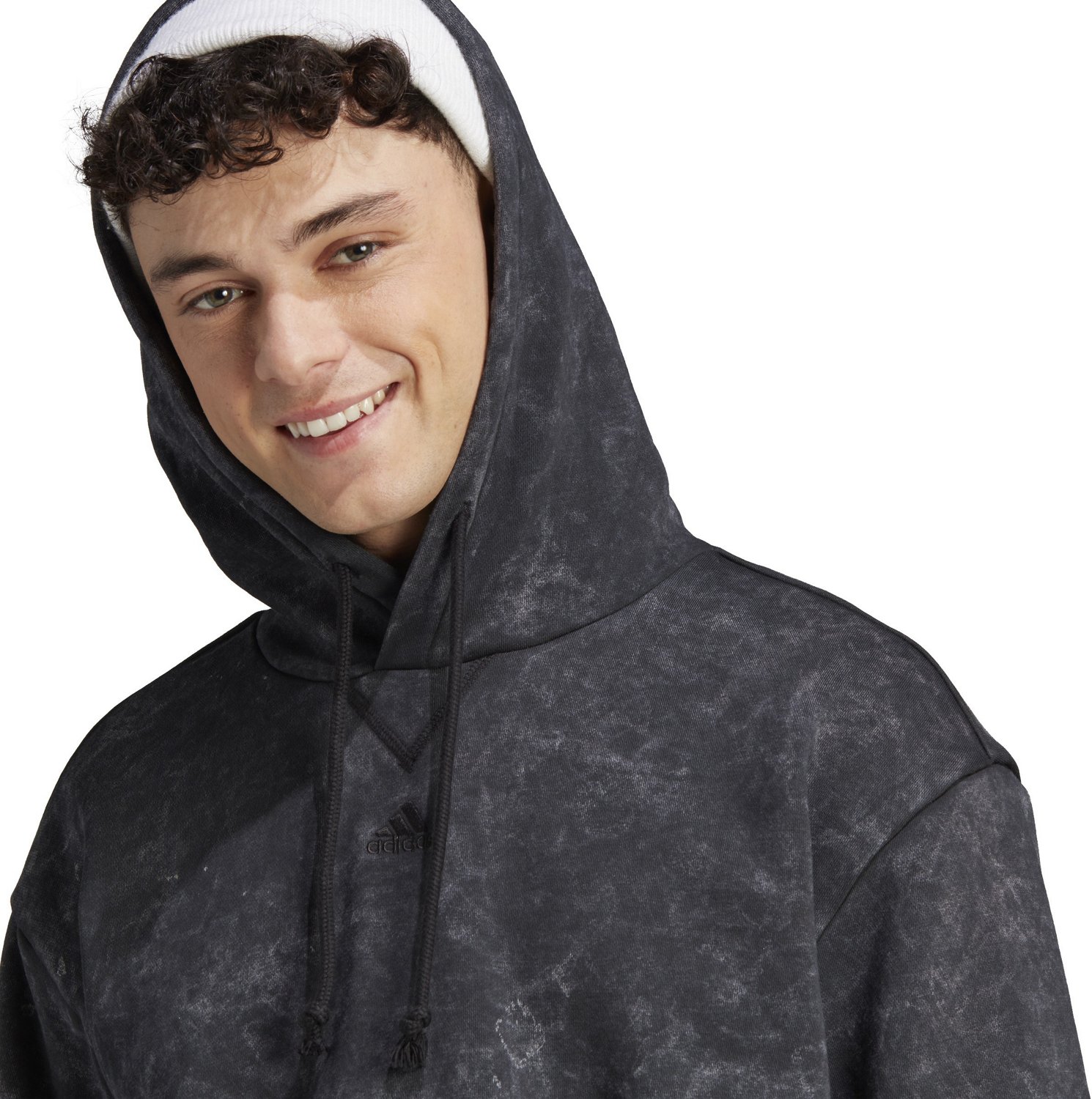 adidas Men's All Szn Washed Fleece Hoodie - view number 3