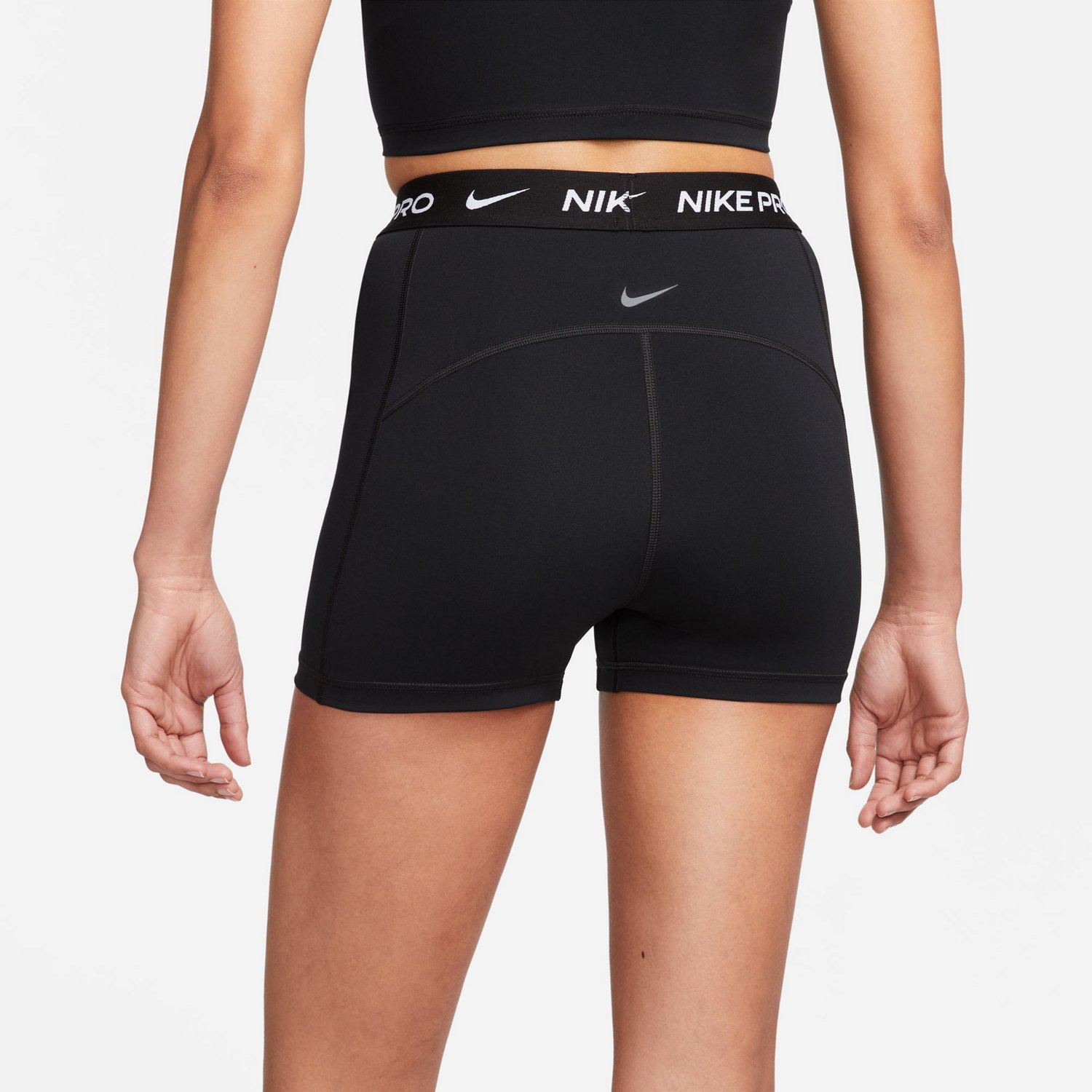Nike Women's Pro Dri-FIT High-Waisted Shorts 3 in - view number 2