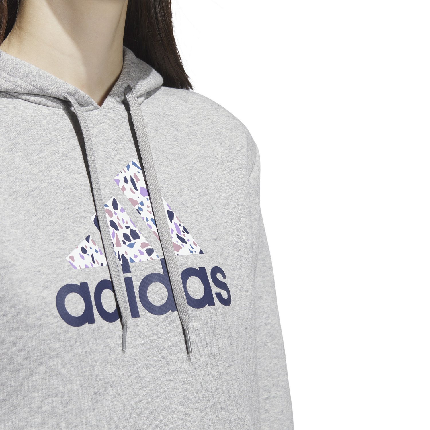 adidas Women's Terrazo Fleece Graphic Hoodie                                                                                     - view number 3