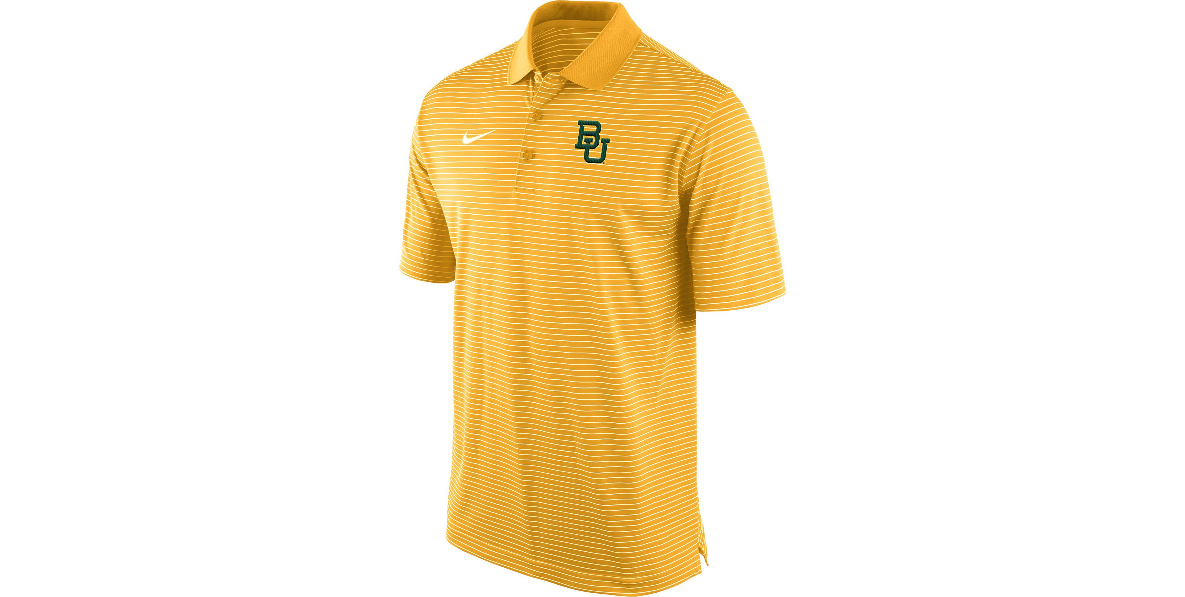 Nike Men's Baylor University Stadium Stripe Polo Shirt