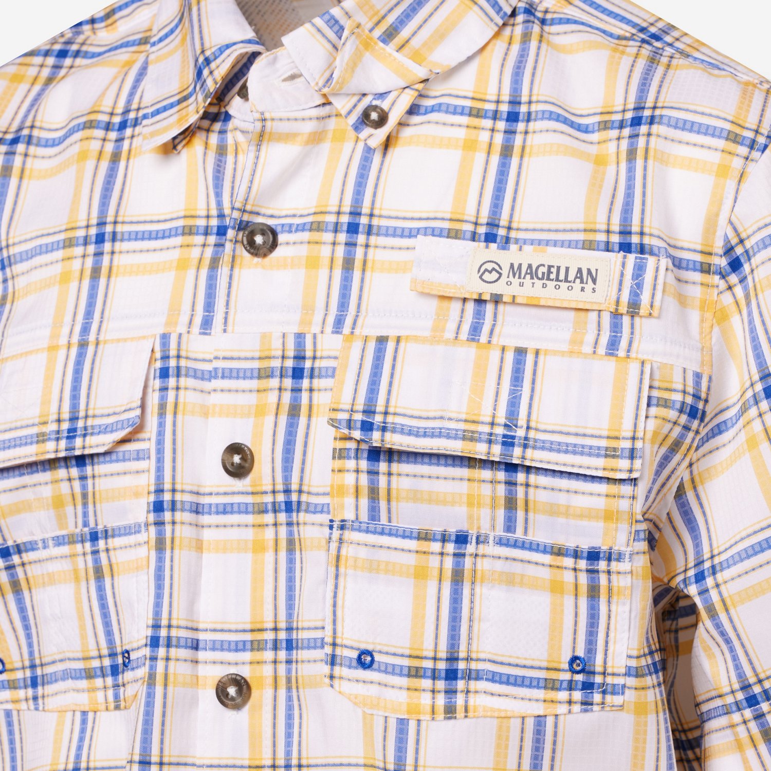 Magellan Outdoors Boys' FishGear Caddo Lake Short Sleeve Fishing Shirt                                                           - view number 3