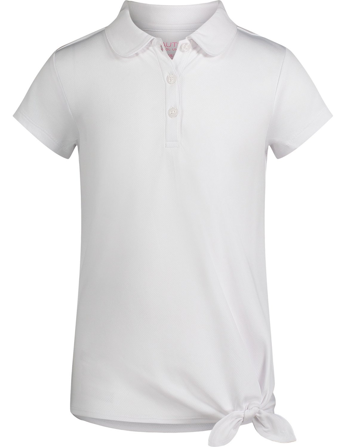 Nautica Girls' 4-6x Performance Tie Front Short Sleeve Polo - view number 1