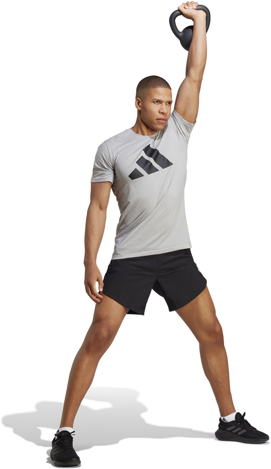 adidas Men's Train Essentials FR Logo Graphic Short Sleeve T-shirt - view number 4
