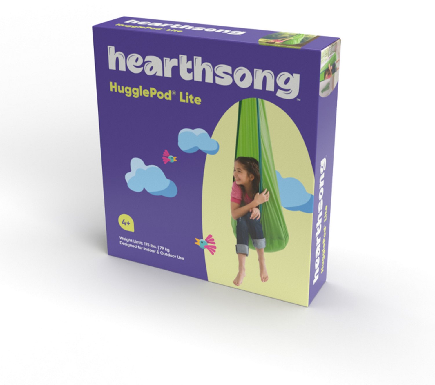 HearthSong HugglePod Lite Nylon Hanging Chair                                                                                    - view number 7