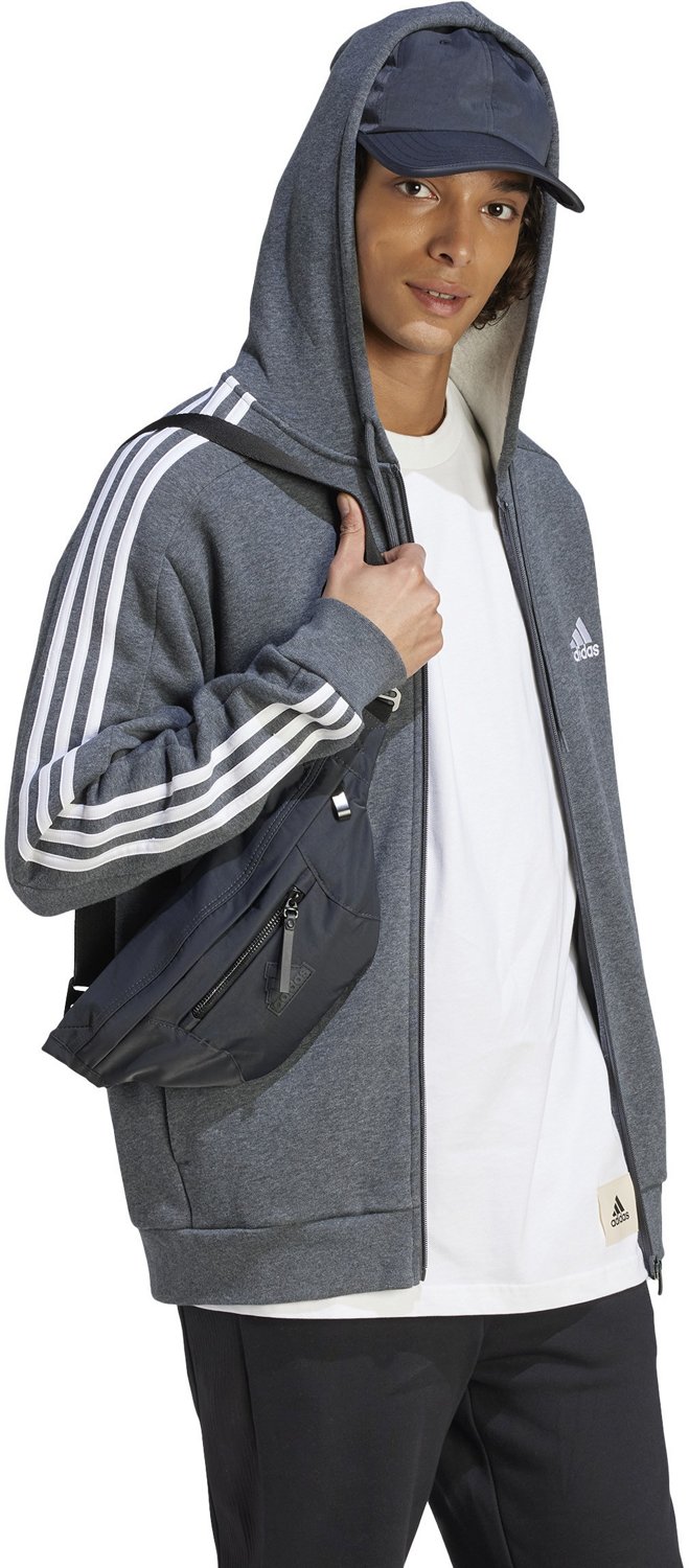 adidas Men's 3S Fleece Full-Zip Hoodie - view number 4