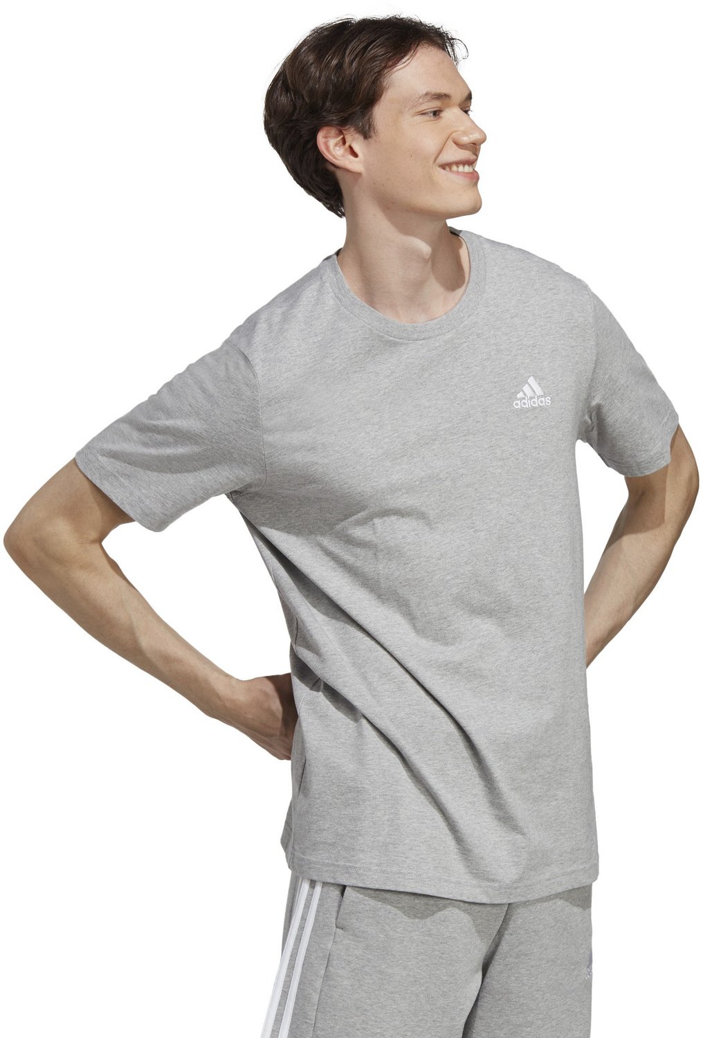 adidas Men's Essentials Single Jersey T-shirt - view number 4
