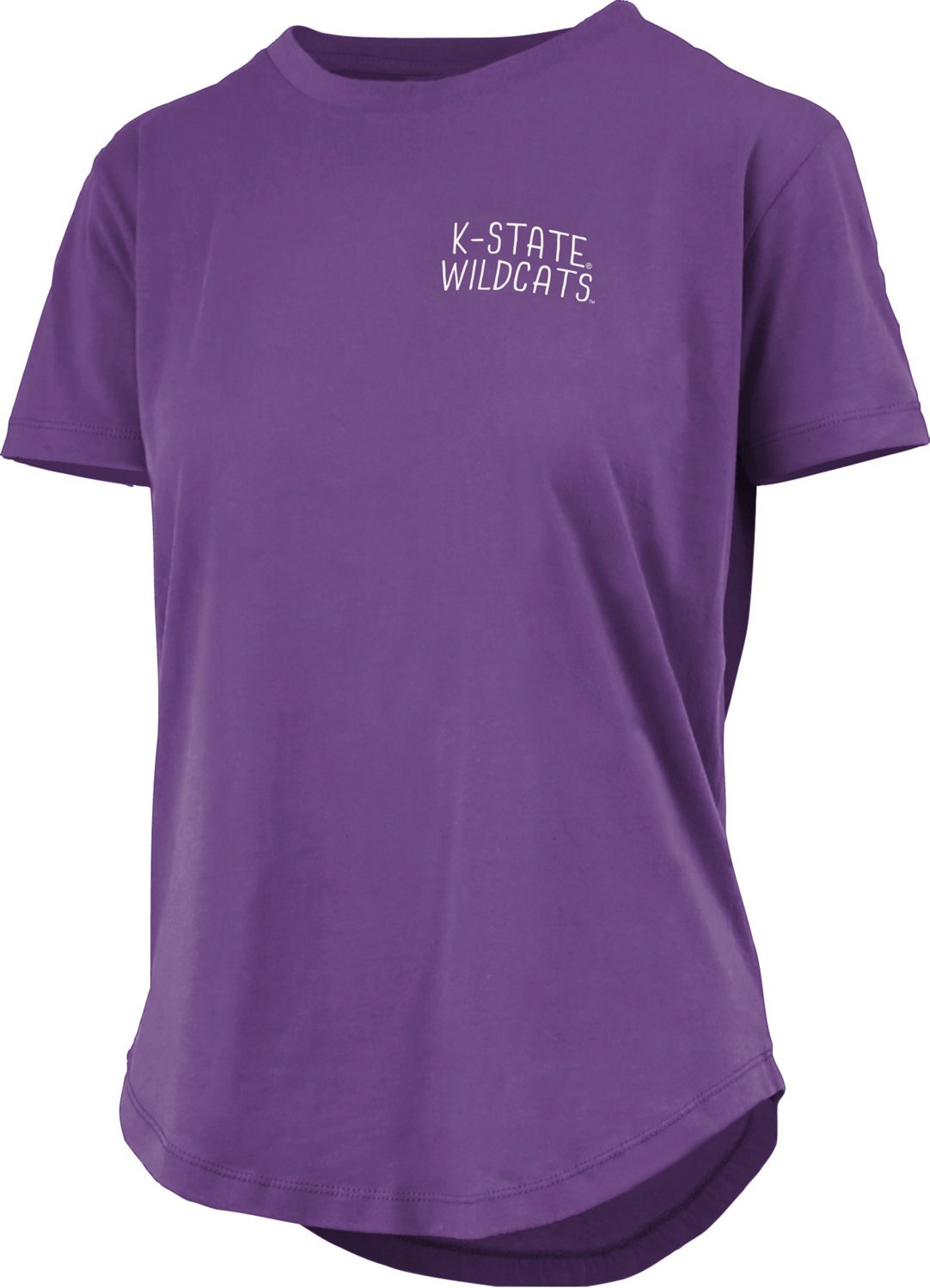 Three Square Women's Kansas State University Irvine Framed Football Graphic T-shirt  - view number 2