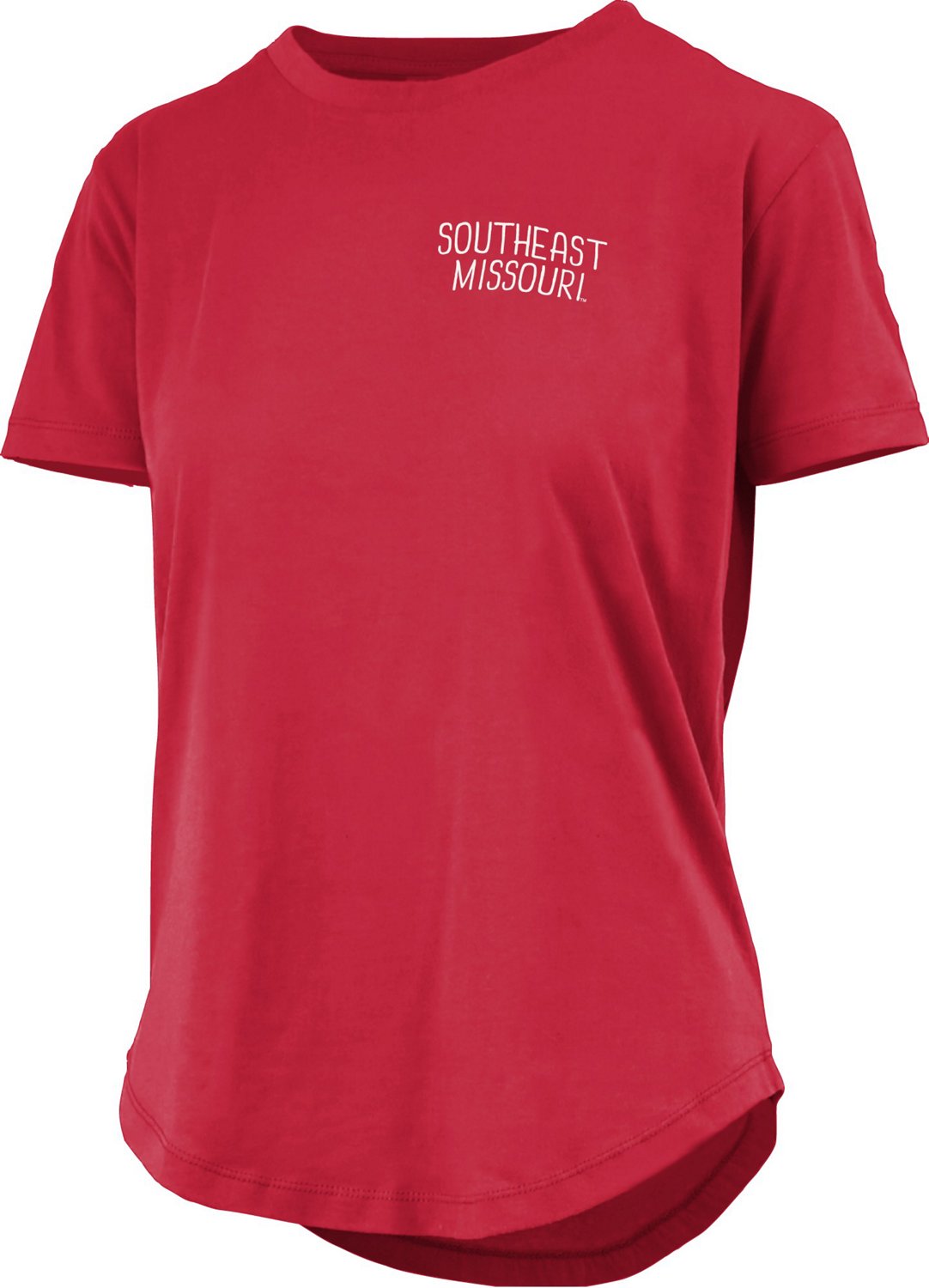 Three Square Women's Southeast Missouri State University Irvine Framed Football Graphic T-shirt  - view number 2