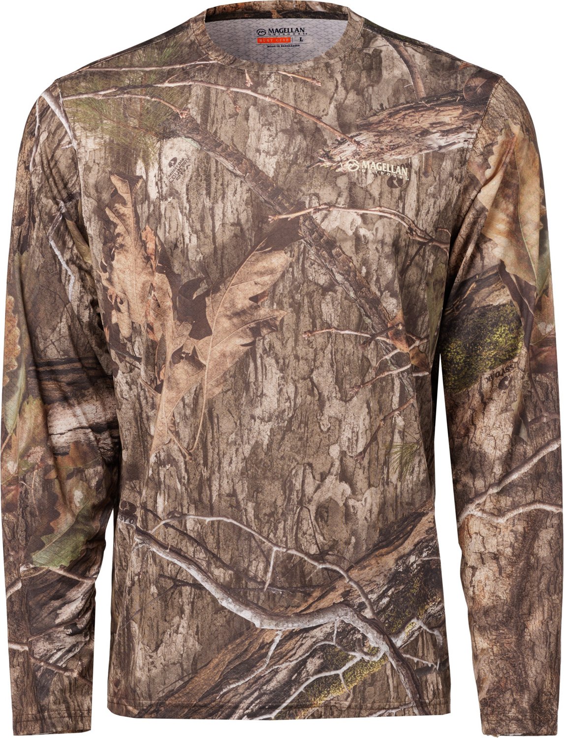 Magellan Outdoors Hunt Gear Men's Eagle Pass Tech Mesh Long Sleeve T ...